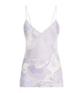 Purple Silk Orchidee Cami Top