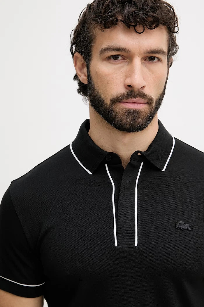 Lacoste erkek pamuk elastan yakalı tişört