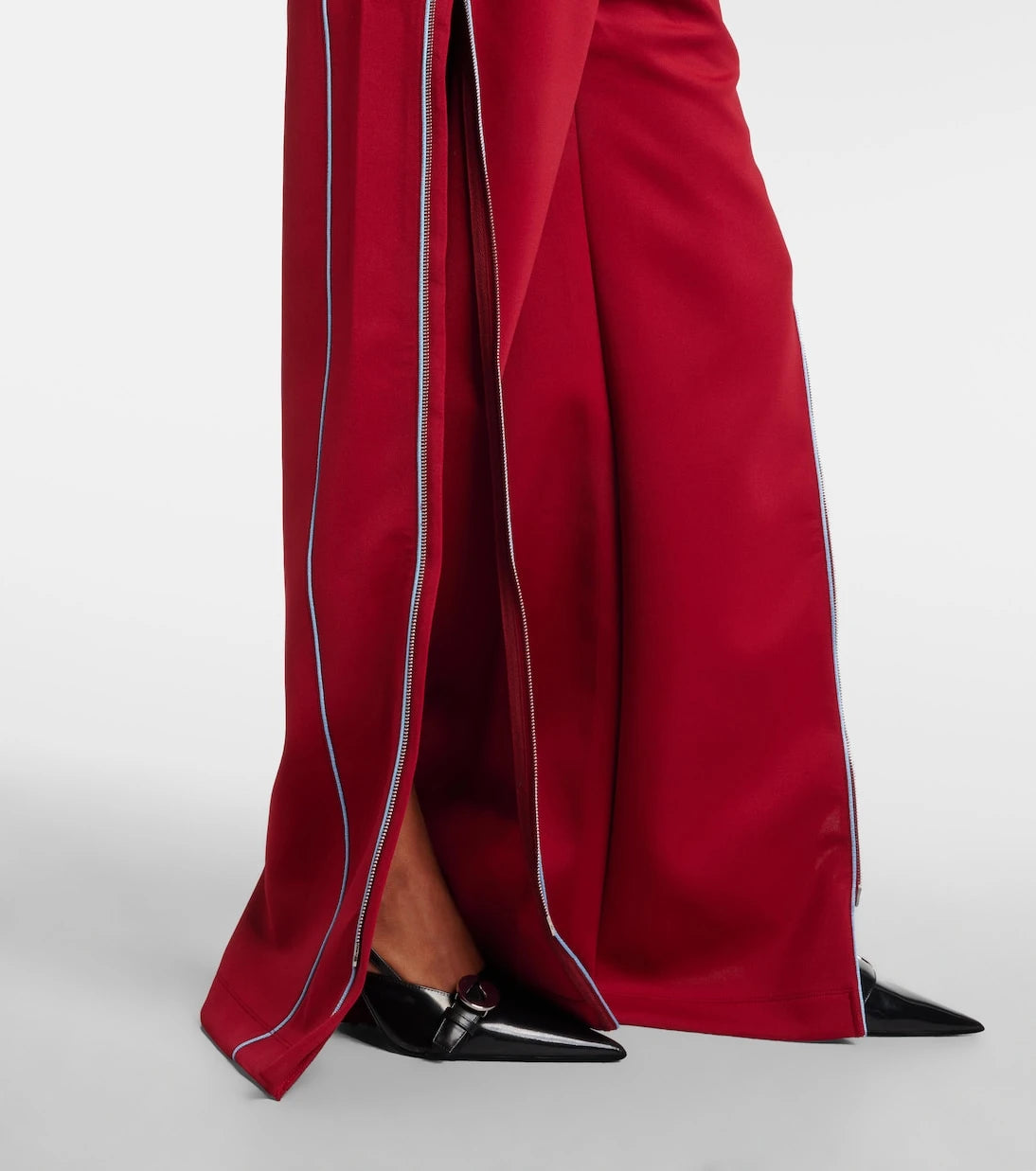 Rabanne - Zip-up jersey track pants