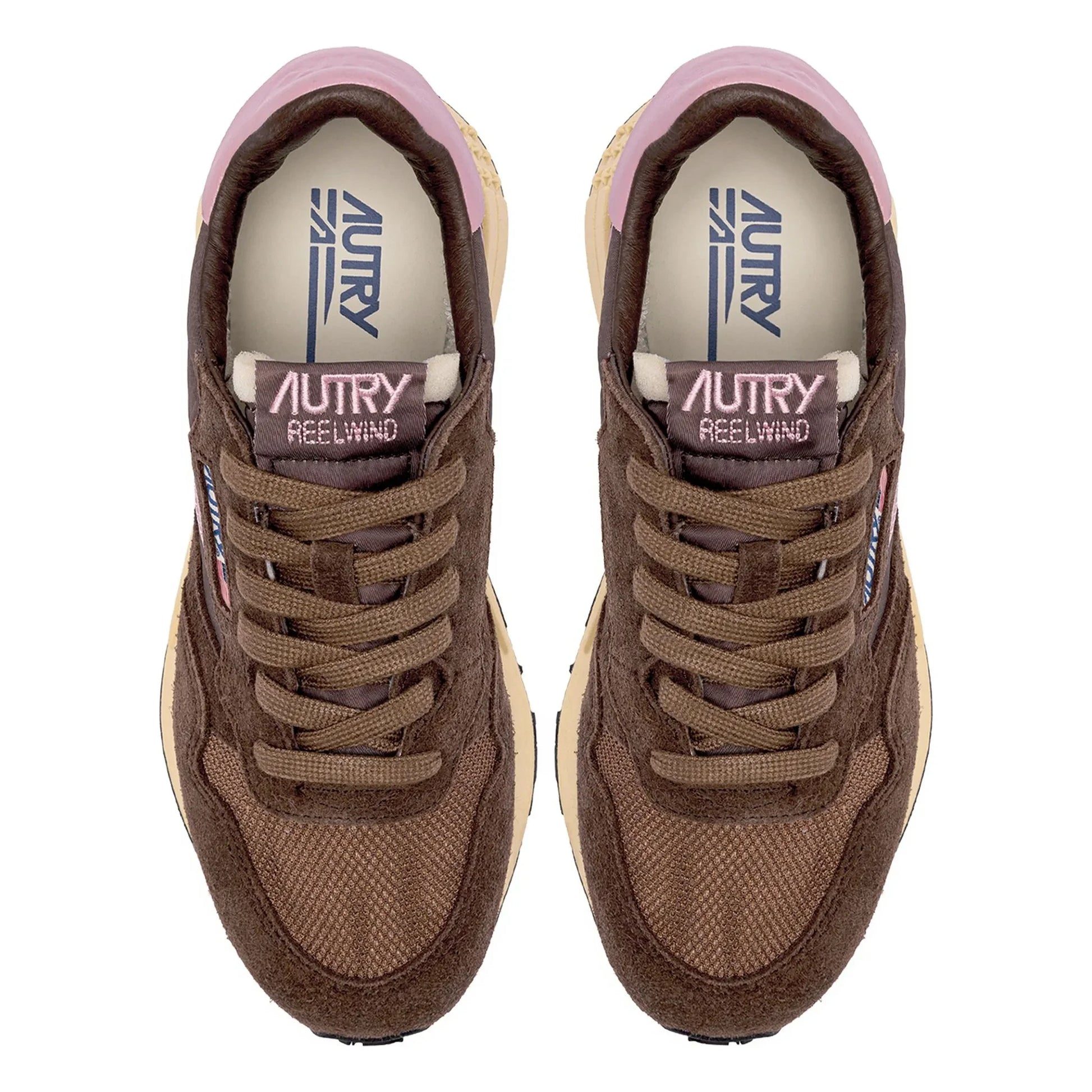 Autry - Reelwind Low Suede/Nylon Sneakers | Brown