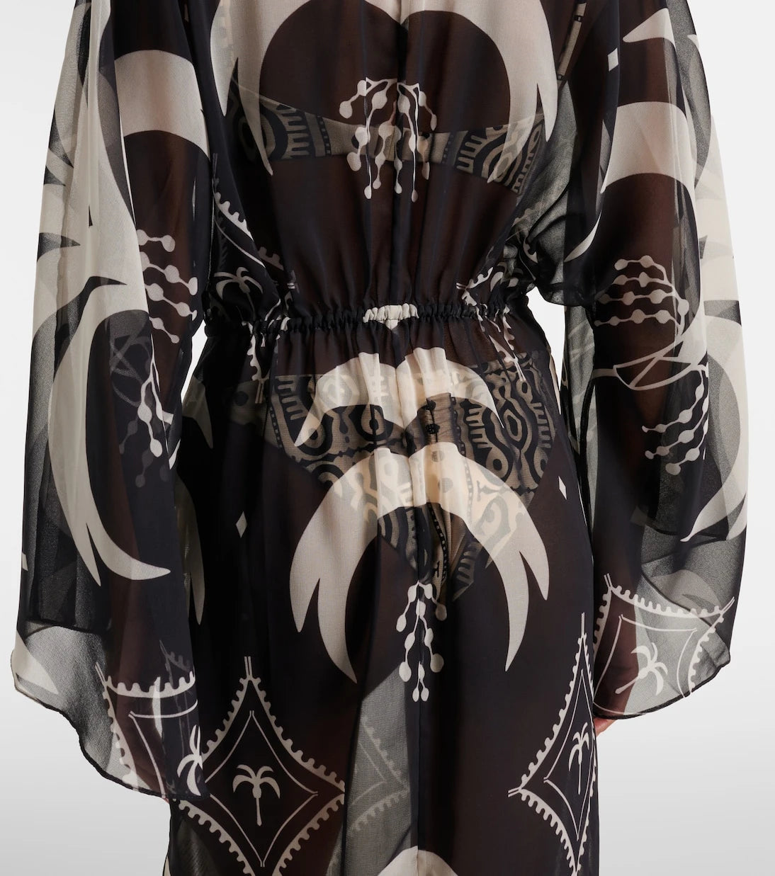 Johanna Ortiz - Printed sheer beach cover-up