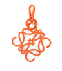 LOEWE Orange Metal Anagram Charm