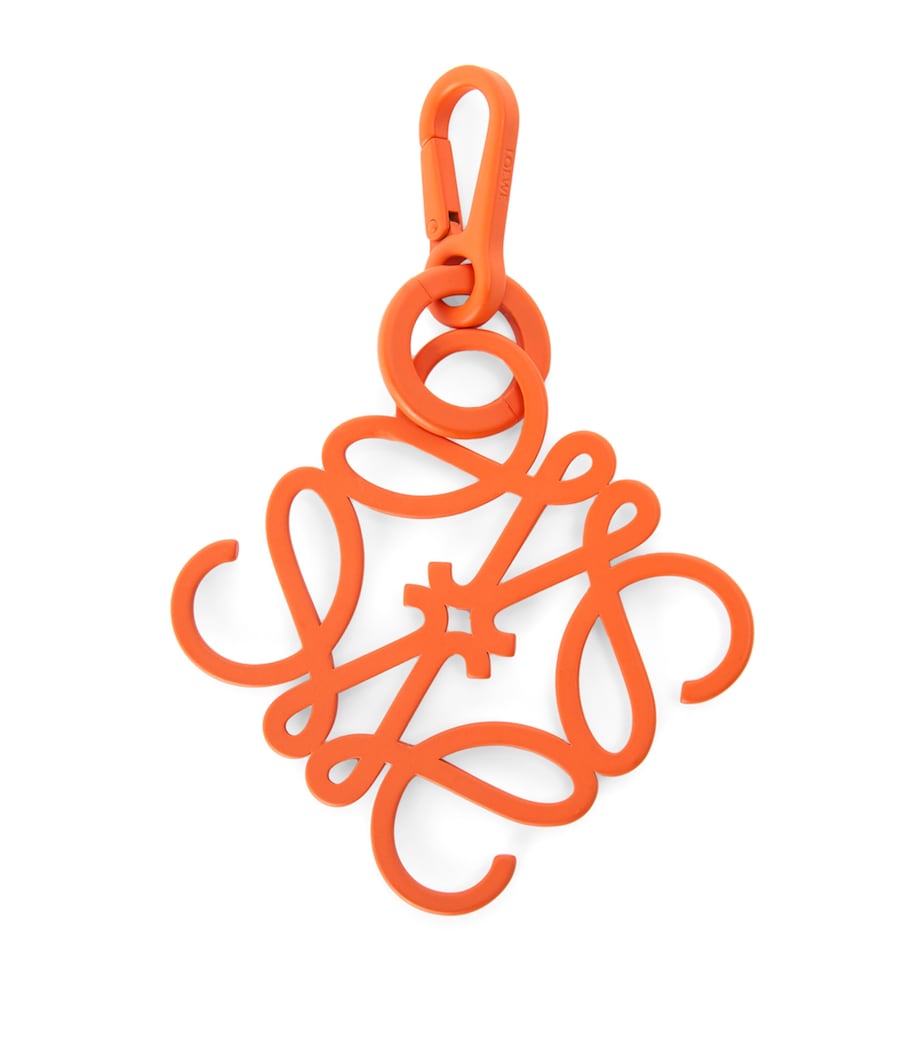LOEWE Orange Metal Anagram Charm