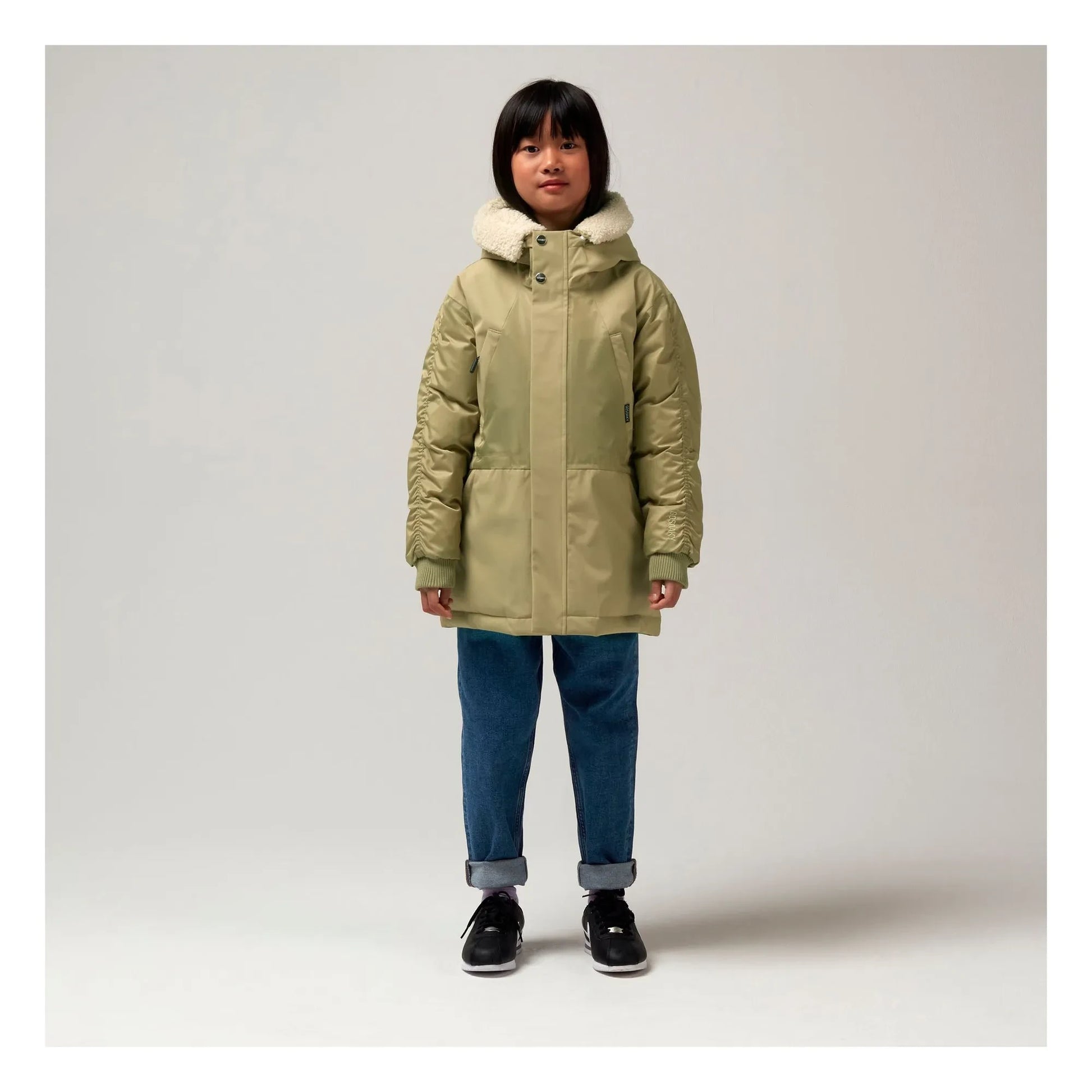 Gosoaky - Funny Frog waterproof parka | Pale green