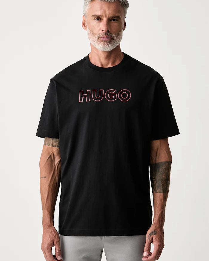 HUGO erkek pamuklu kısa kollu pijama tişörtü EZRA T-SHIRT