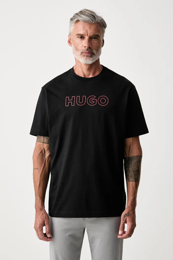 HUGO erkek pamuklu kısa kollu pijama tişörtü EZRA T-SHIRT