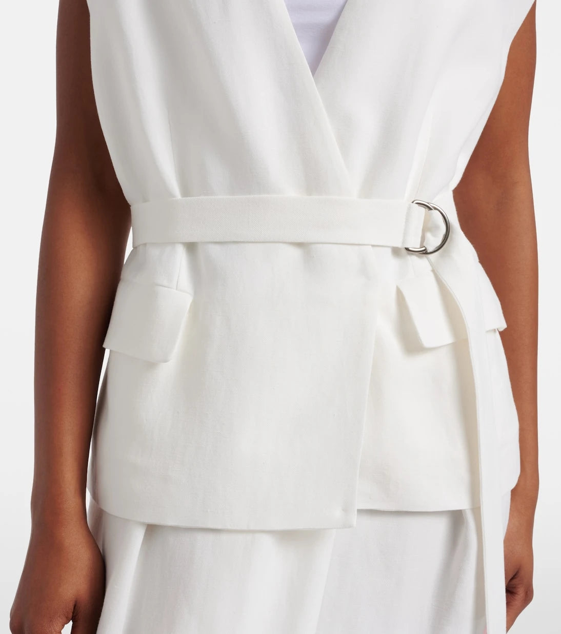 Brunello Cucinelli - Belted wrap dress