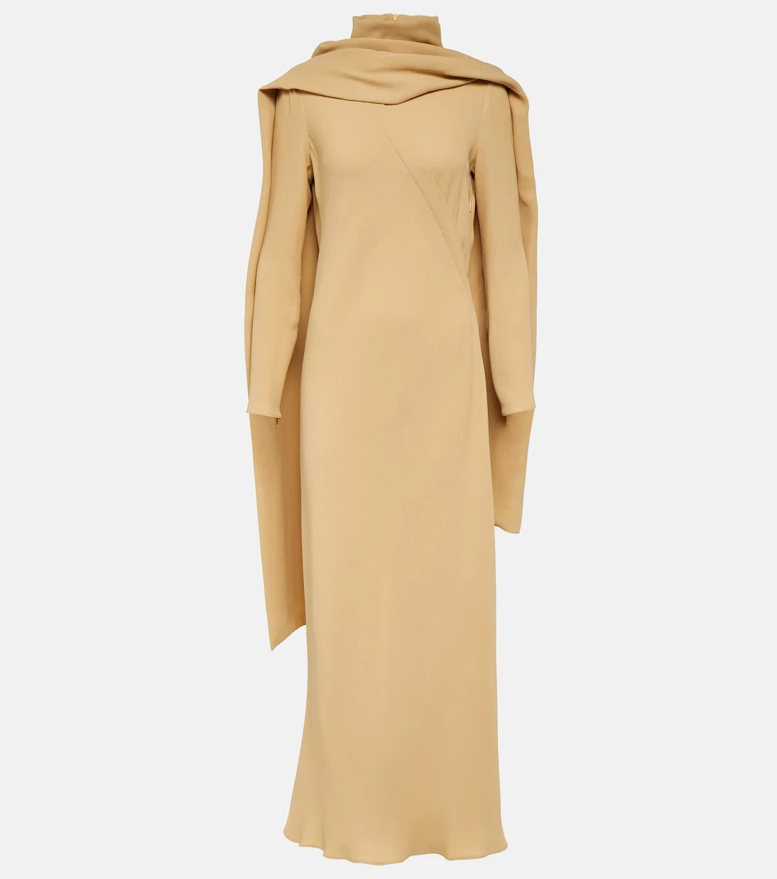 The Row - Pascal draped silk crêpe maxi dress