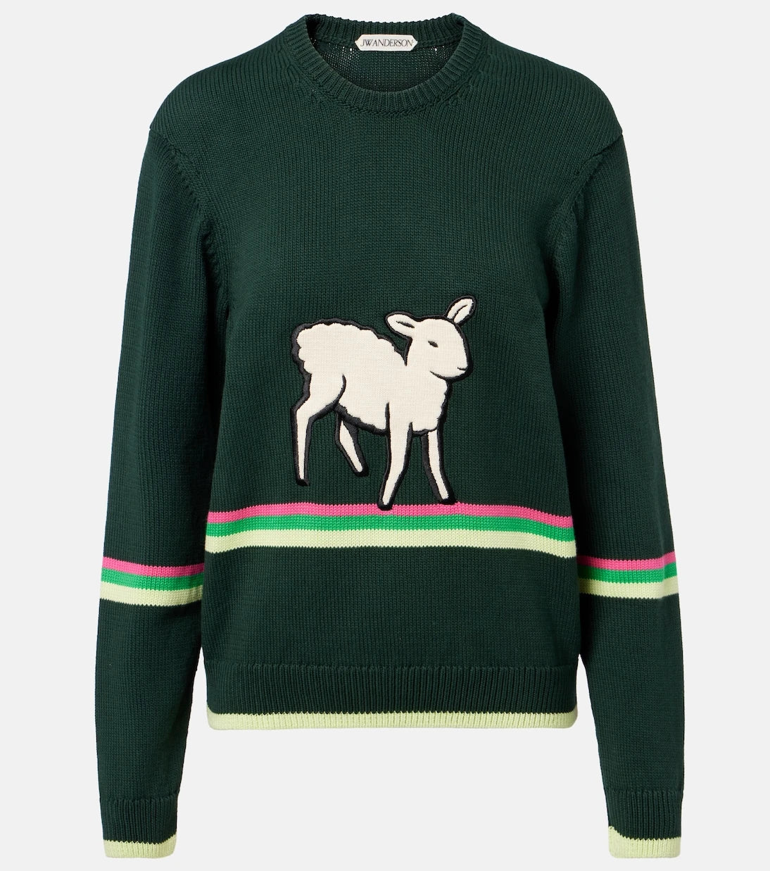 JW Anderson - Embroidered cotton sweater