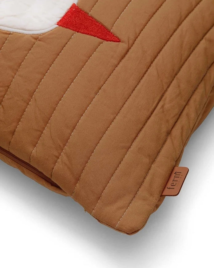 ferm LIVING Bird Quilted Dekoratif Yastık Kılıfı