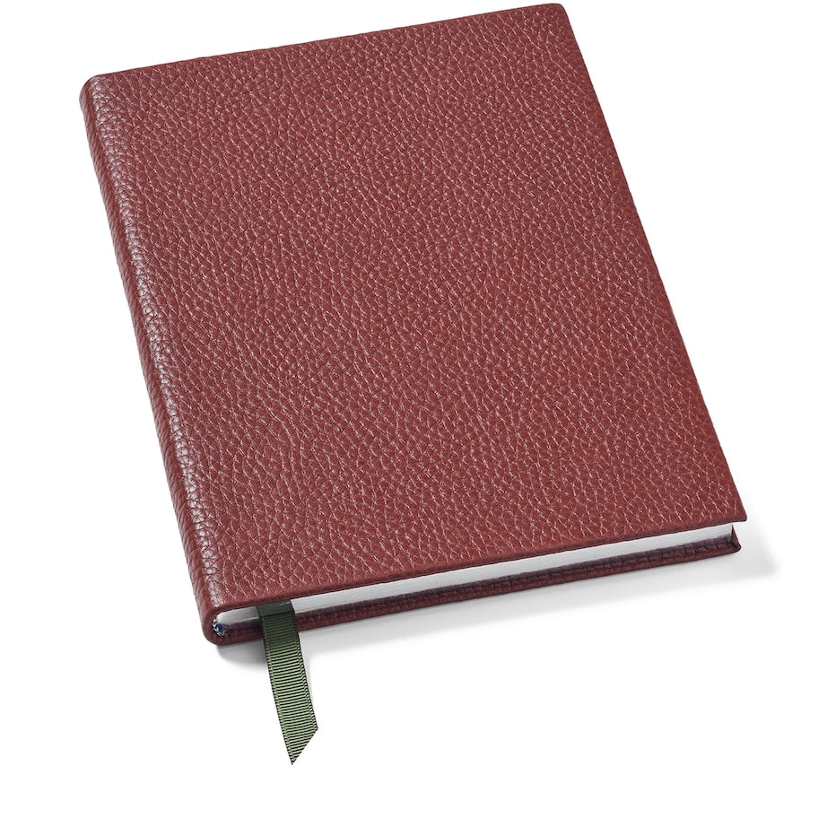 Aspinal Of London Leather Bound A5 Notebook