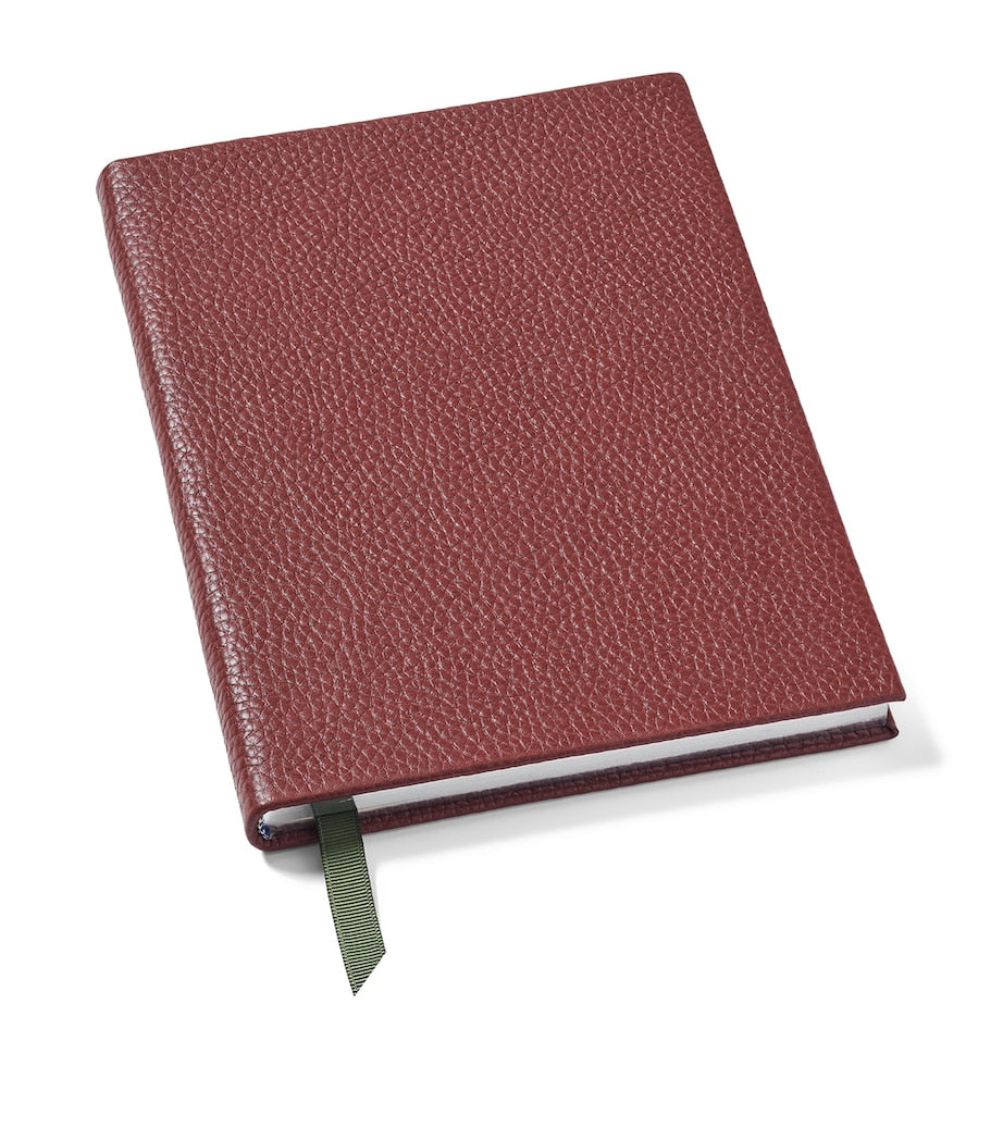 Aspinal Of London Leather Bound A5 Notebook