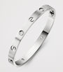 Medium White Gold and Diamond LOVE Bracelet