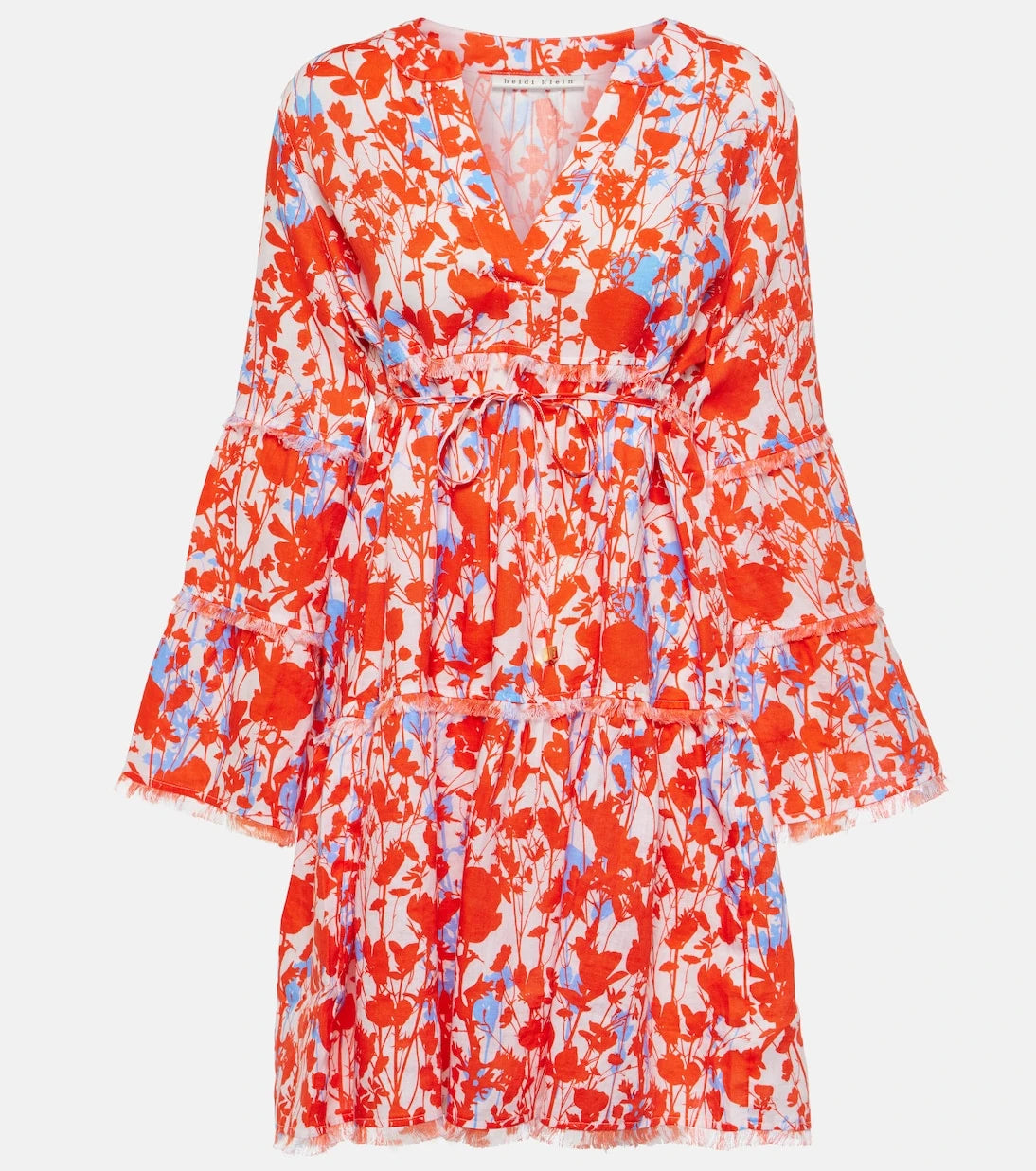 Heidi Klein - Deia floral linen kaftan
