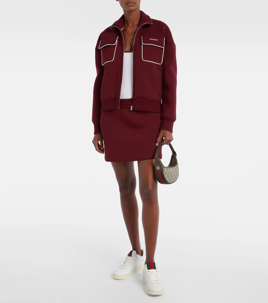 Gucci - حقيبة كتف أوفيديا صغيرة GG