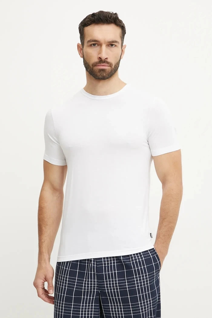 BOSS тениска мъжка с вискоза TShirt RN 3P Bamboo 3 броя