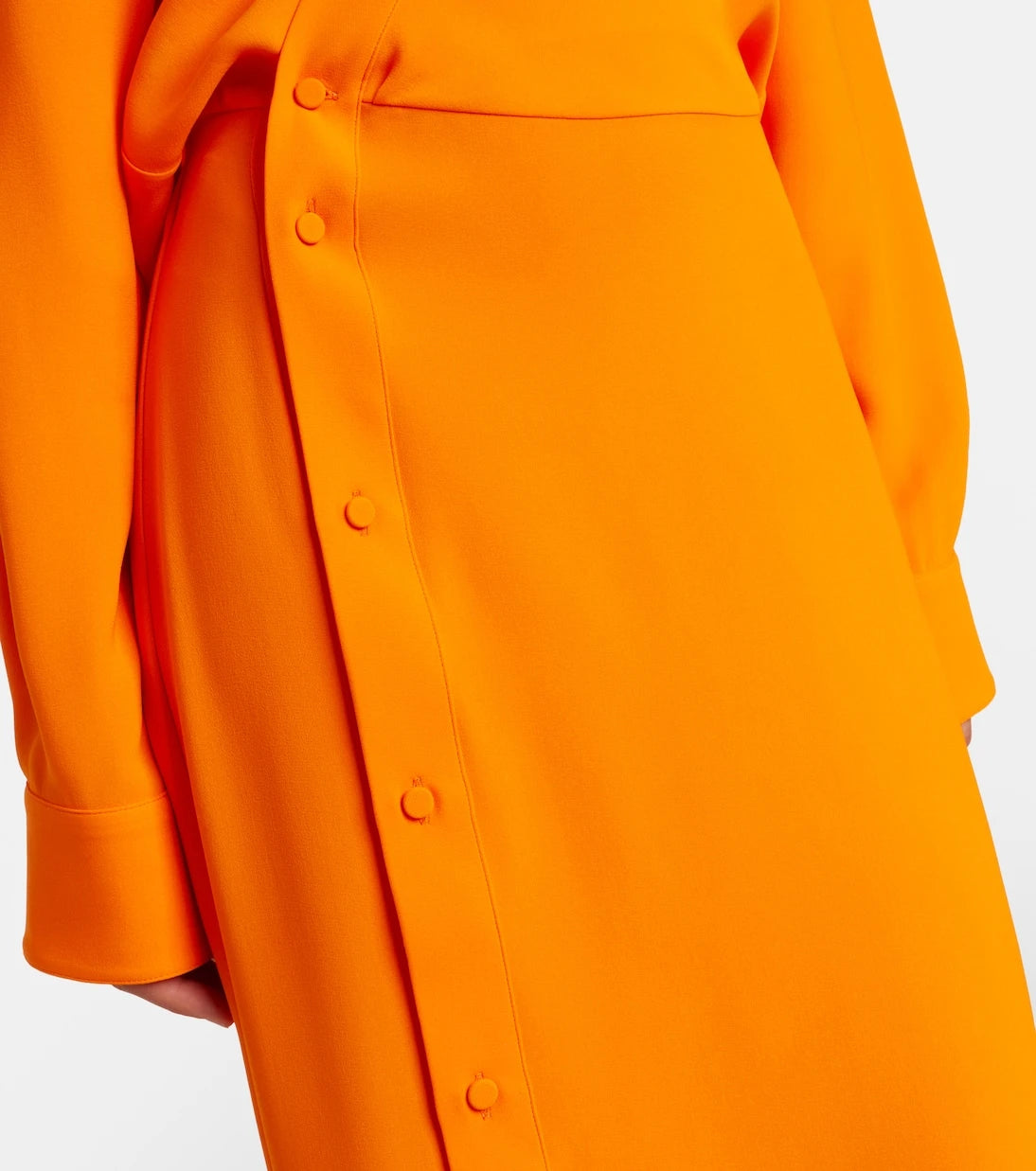 Balenciaga - Off-shoulder silk gown