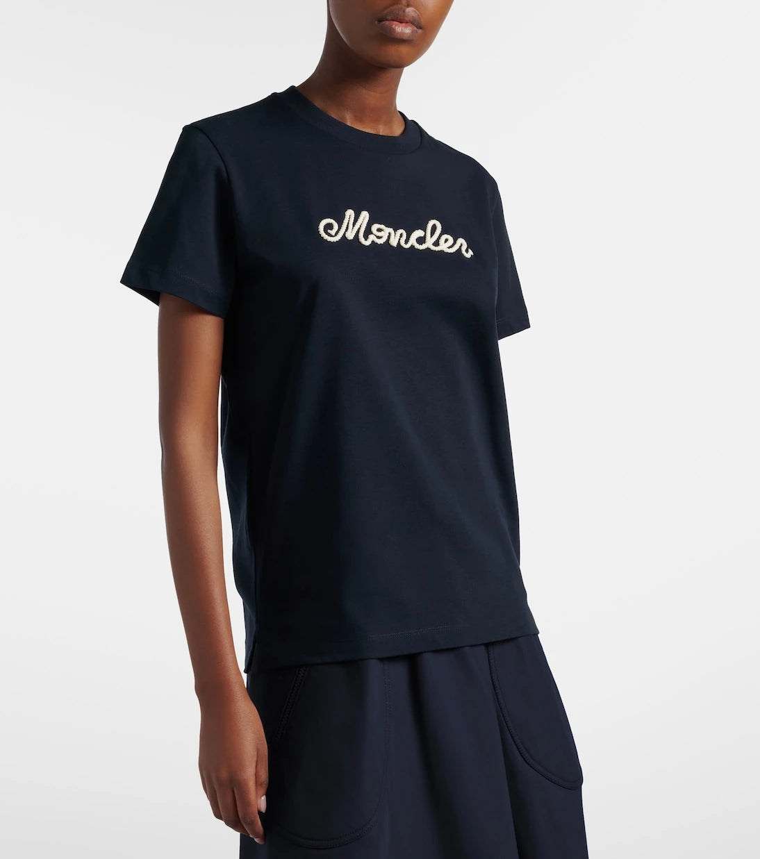 Moncler - Logo cotton jersey T-shirt