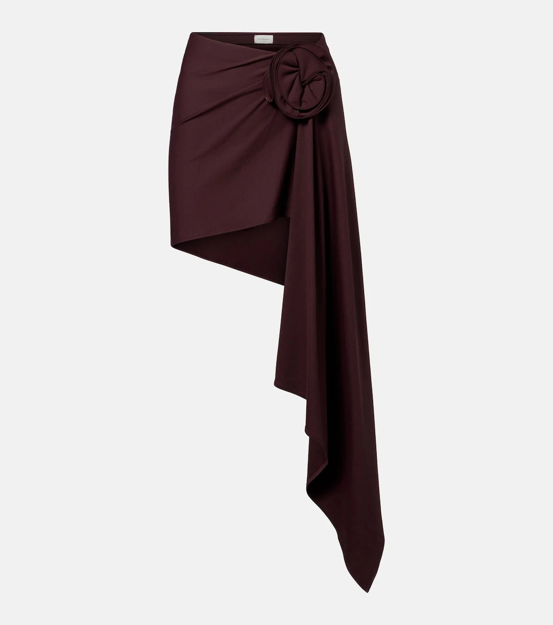 Magda Butrym - Floral-appliqué draped miniskirt