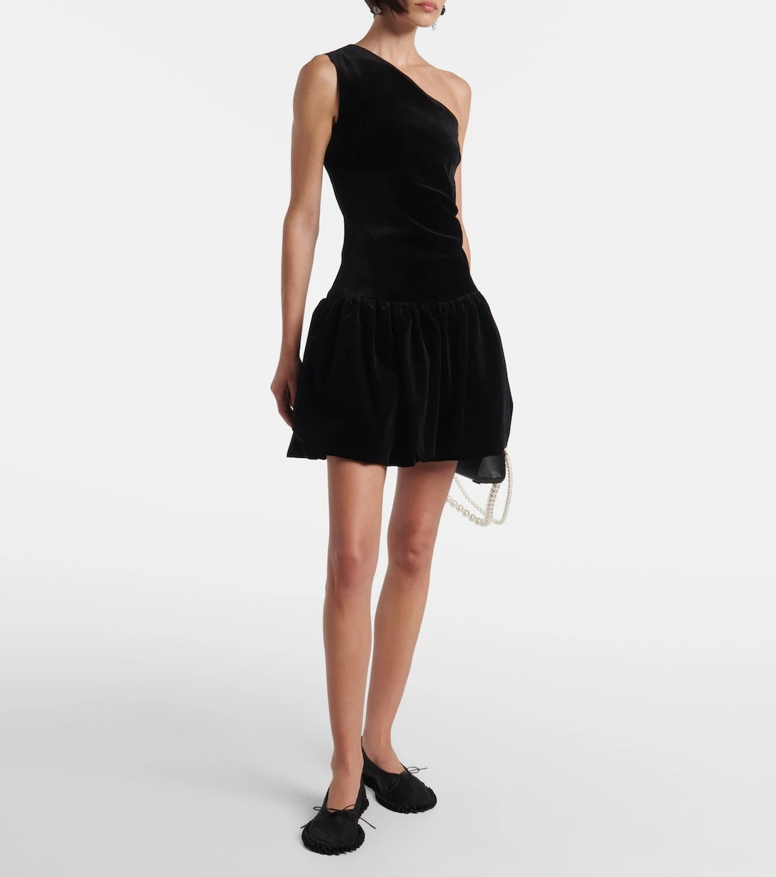 Patou - One-shoulder cotton minidress