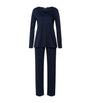 Navy Cotton Pyjama Set