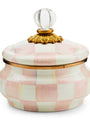 MacKenzie-Childs Rosy Check Squashed Pot (12cm)
