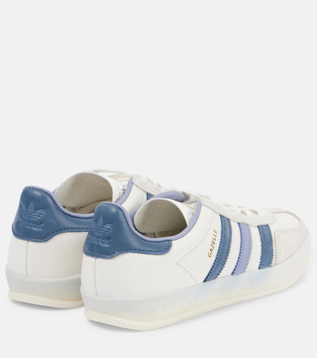 Adidas - حذاء رياضي غازيل من الجلد بحواف من الشمواه