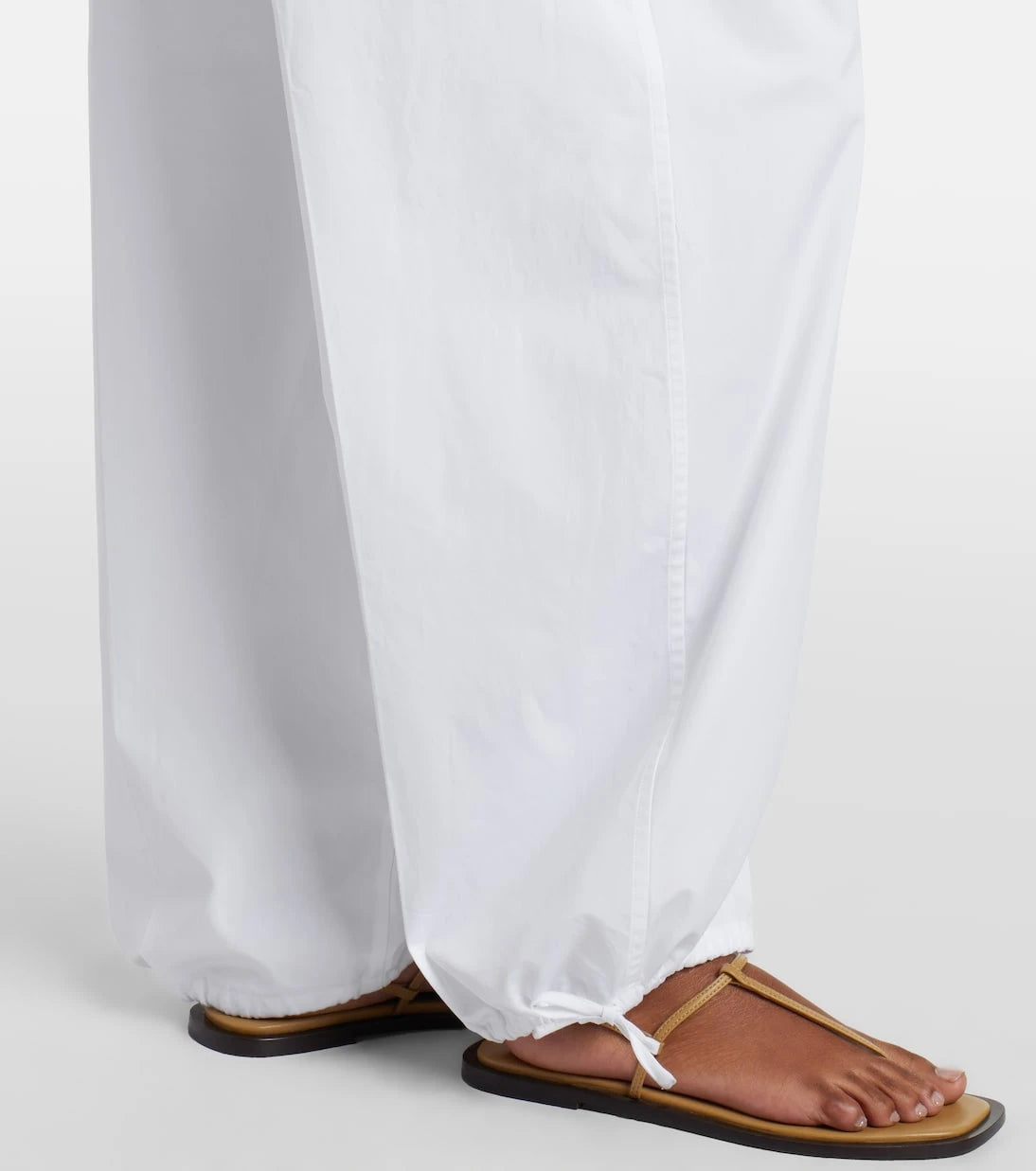 Toteme - Cotton poplin wide-leg pants