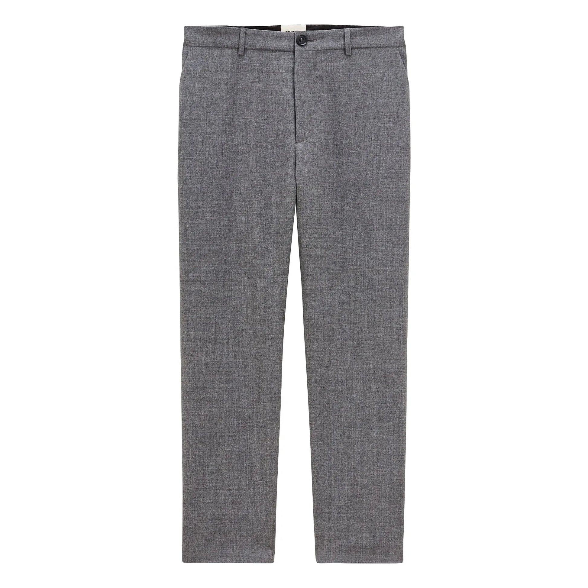 Noyoco - Straight-leg wool pants | Dark grey