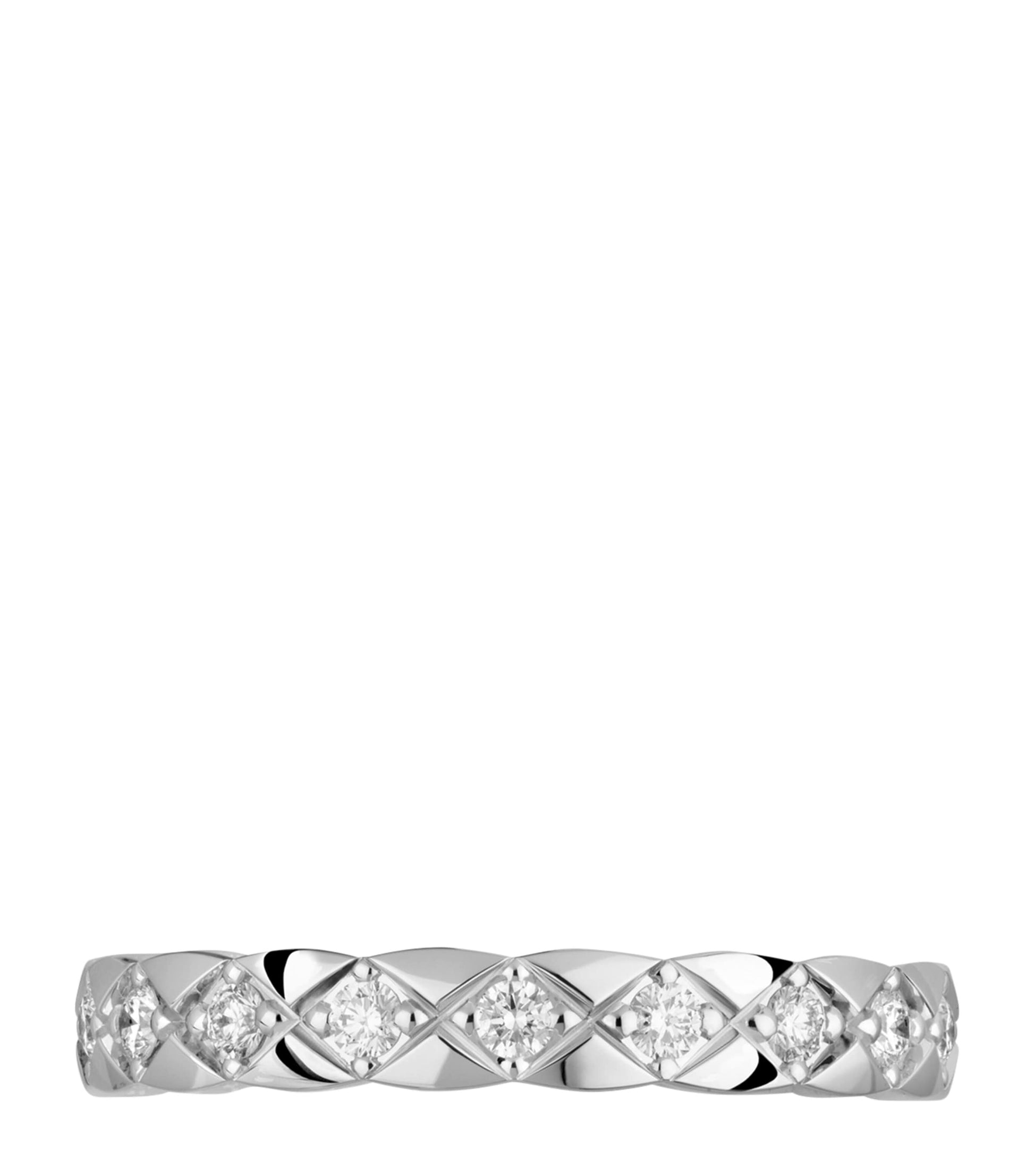 White Gold and Diamond Coco Crush Ring