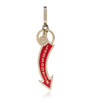 Christian Louboutin Red Steel Circus Signpost Keyring