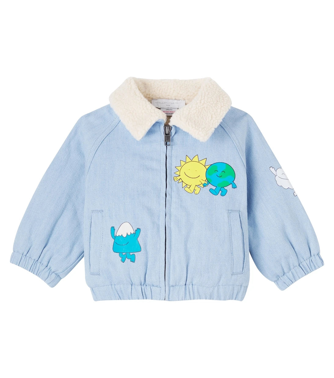 Stella McCartney Kids - Baby printed denim jacket