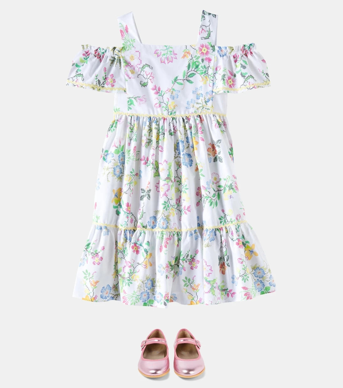 Patachou - Floral cotton dress