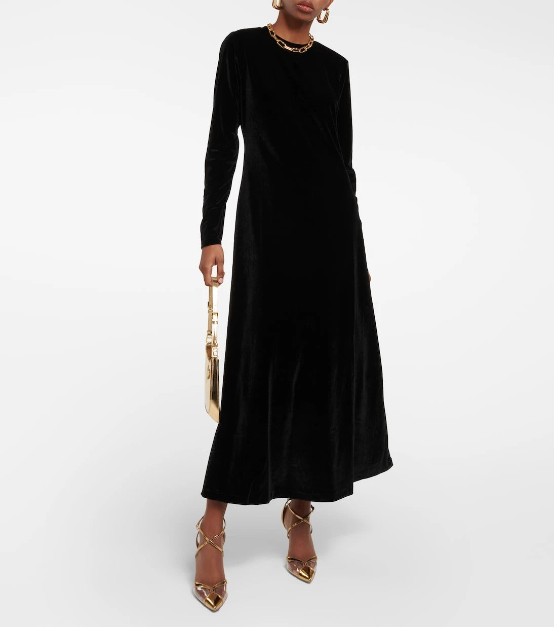 Polo Ralph Lauren - Velvet maxi dress