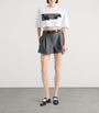 Givenchy Grey Wool Pleated Shorts