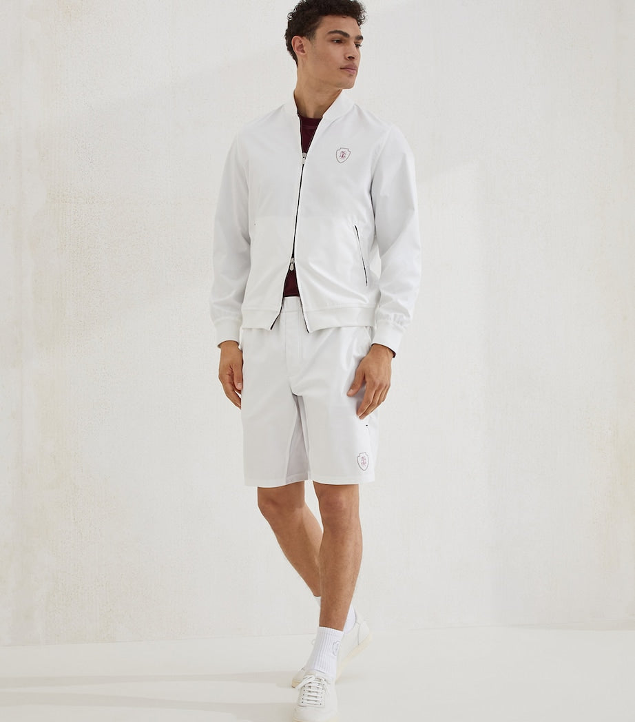 Brunello Cucinelli Logo Bermuda Shorts