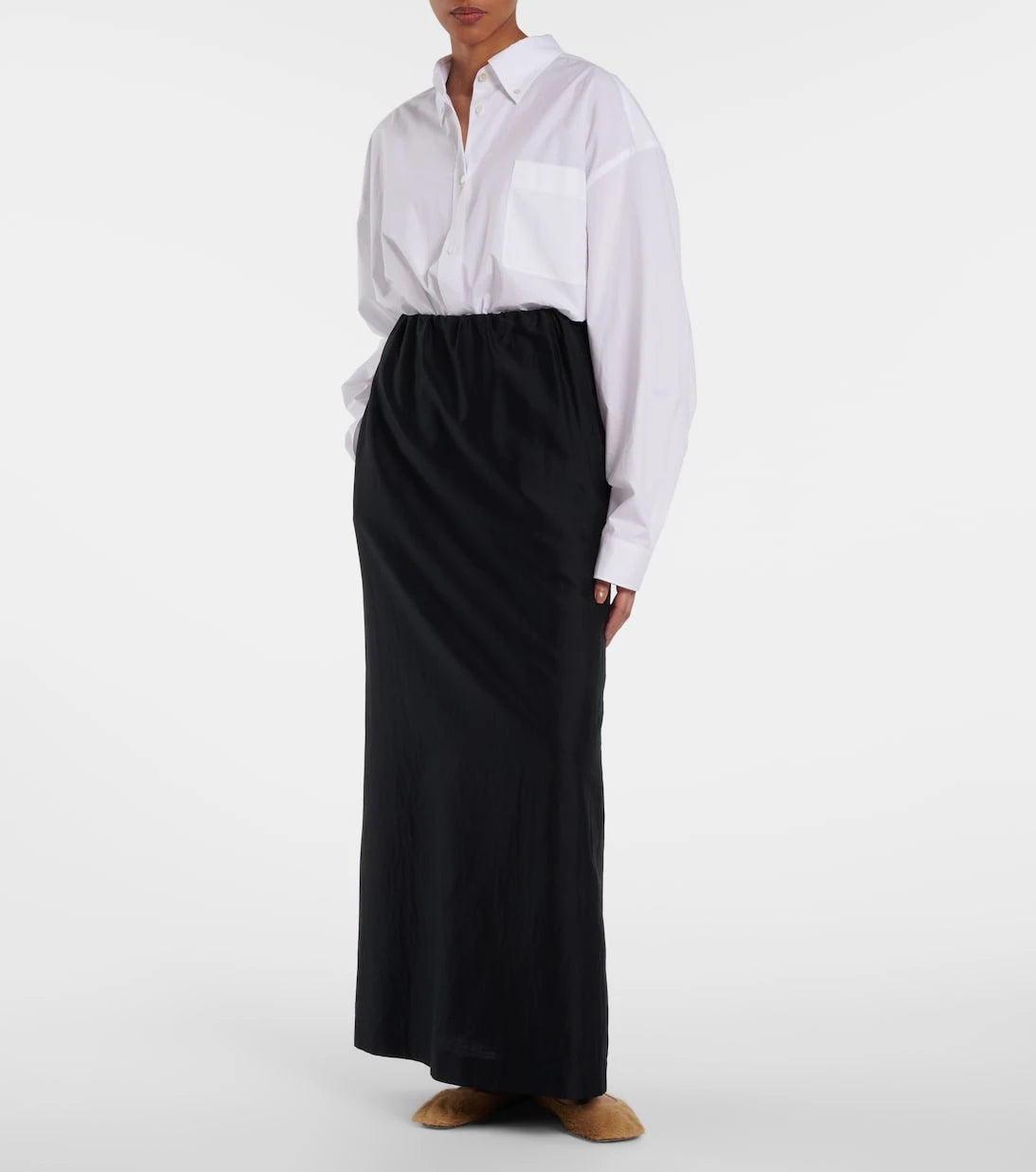 The Row - Victoria oversized cotton poplin shirt