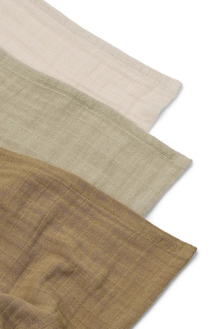Бебешка кърпа Liewood Lewis Muslin Cloth 3-Pack (3 броя)