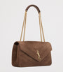 Brown Medium Loulou Shoulder Bag