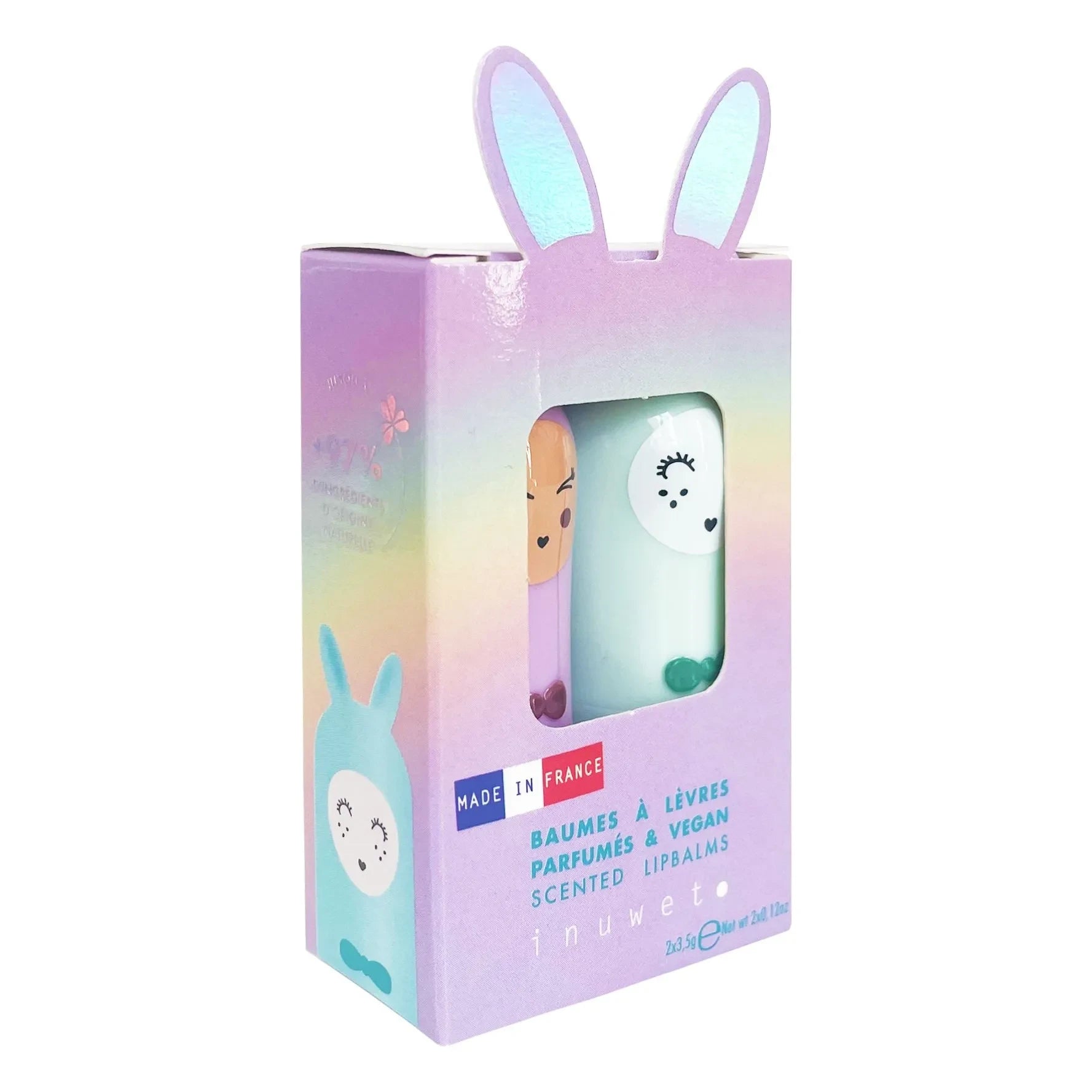 Inuwet - Hélène lip balm duo set