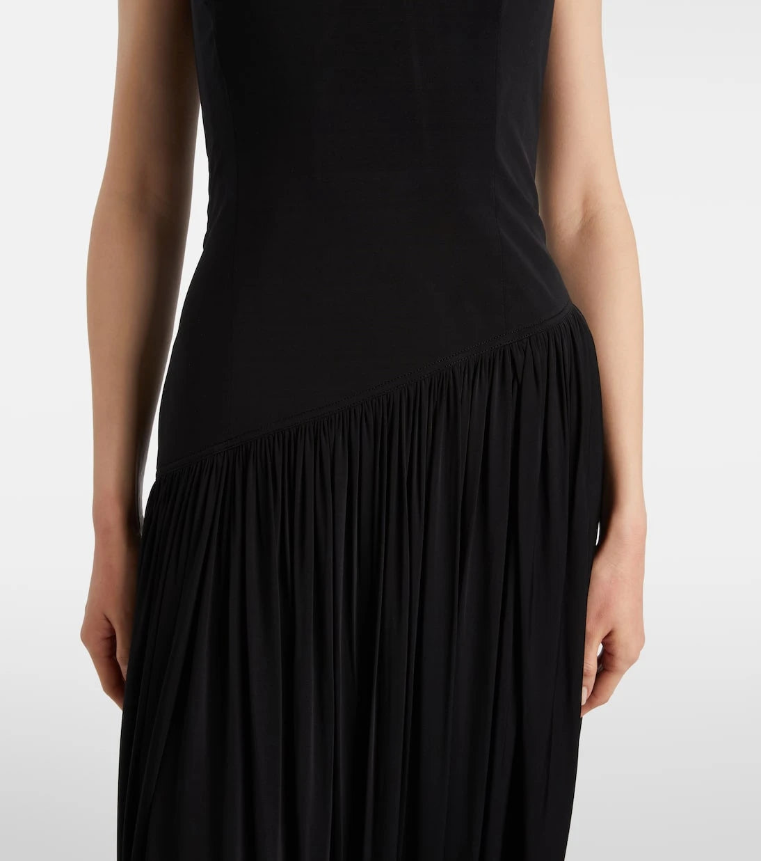 Ferragamo - Draped bustier dress