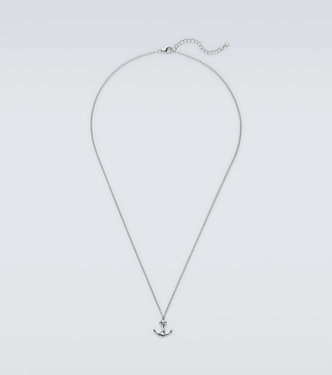 Mateo - Anchor Lock Small sterling silver chain necklace