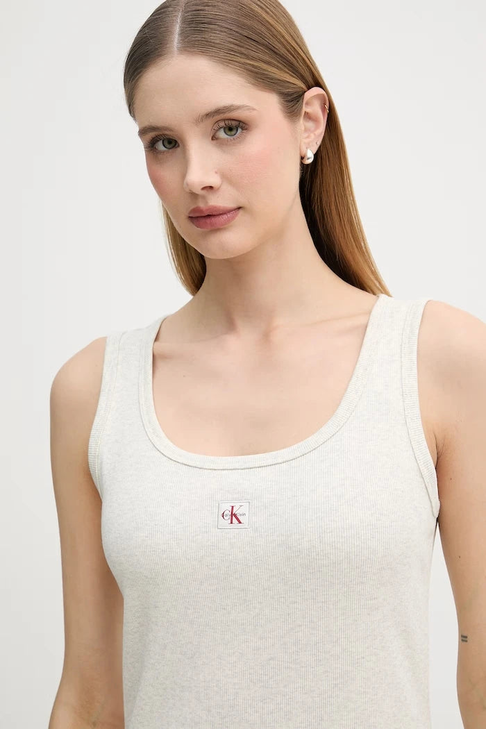 Calvin Klein Jeans Рокля от памук с еластан