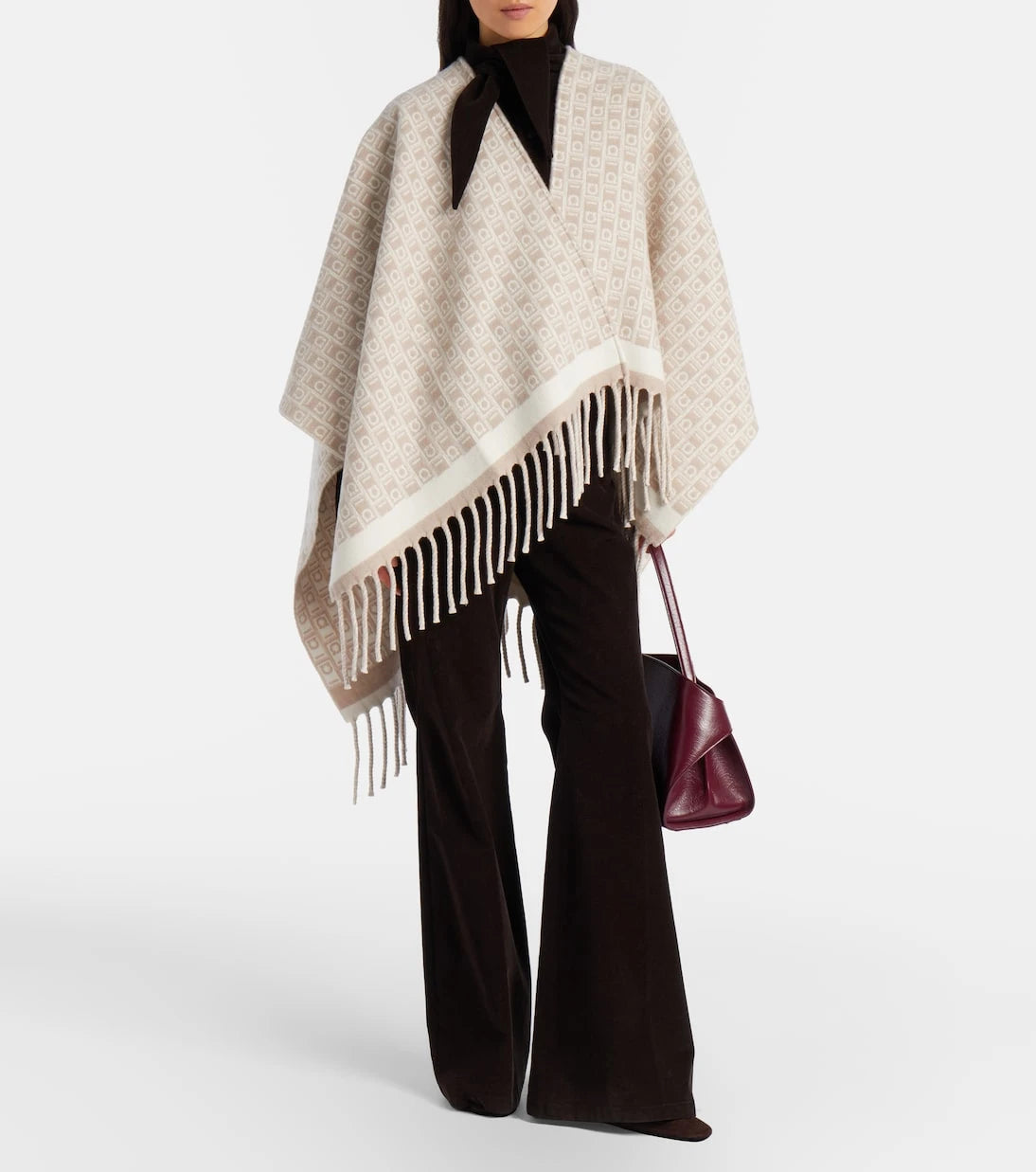 Ferragamo - Gancini virgin wool shawl