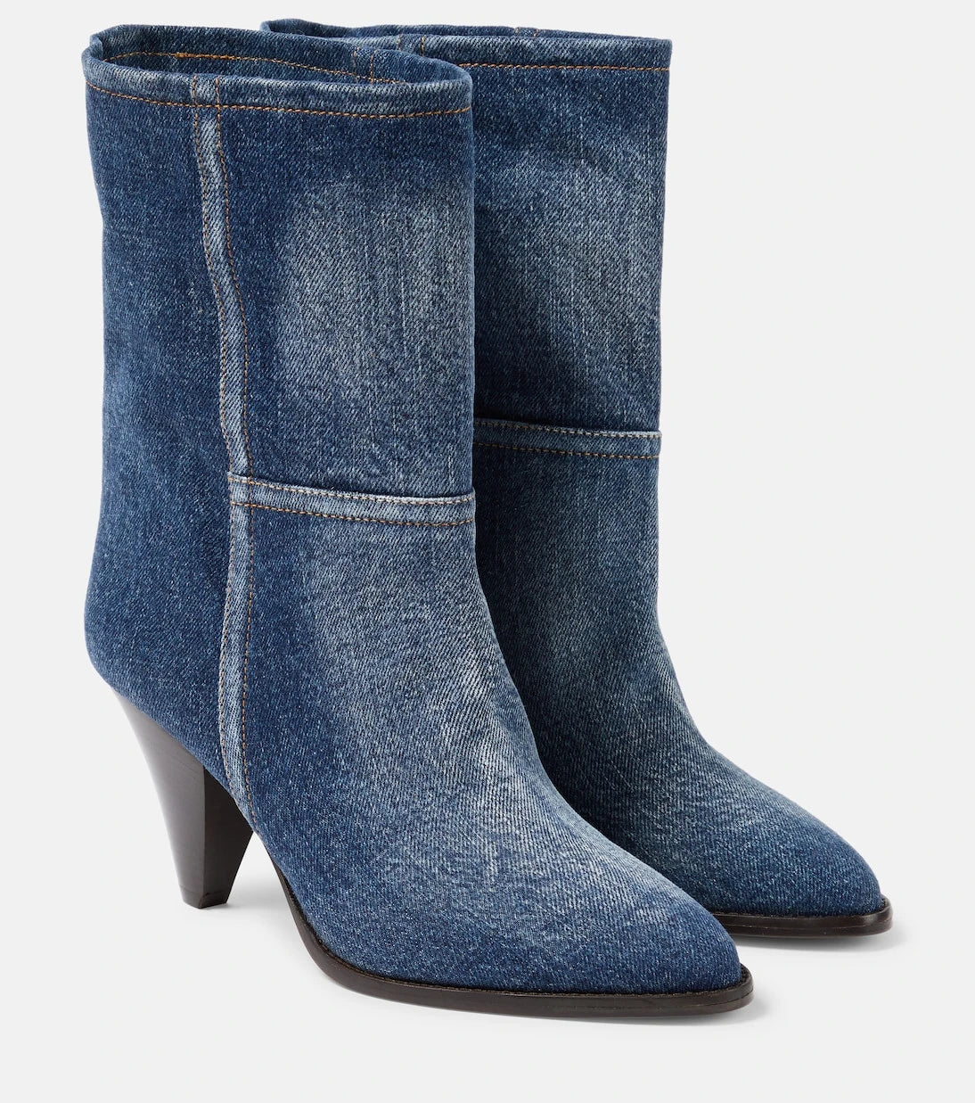 Isabel Marant - Rouxa denim ankle boots