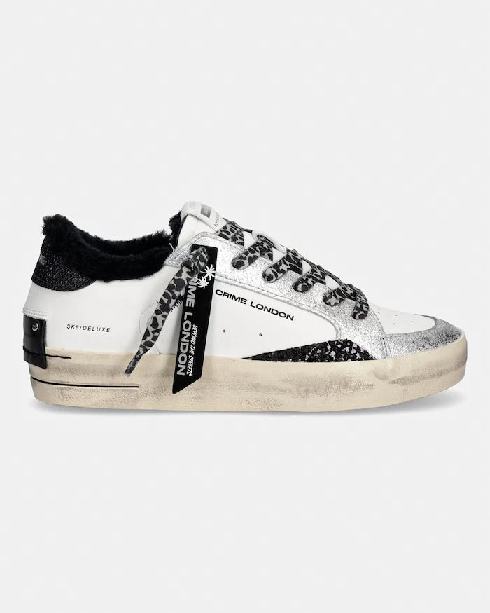 Crime London SK8 DELUXE маратонки дамски от кожа