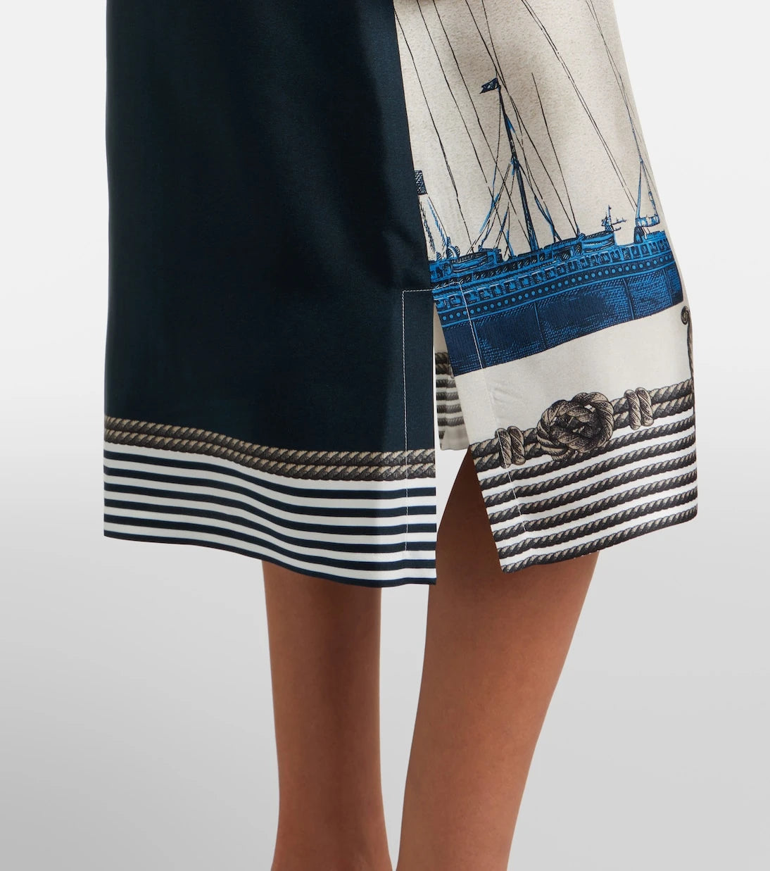 Max Mara - Printed silk twill shirt dress