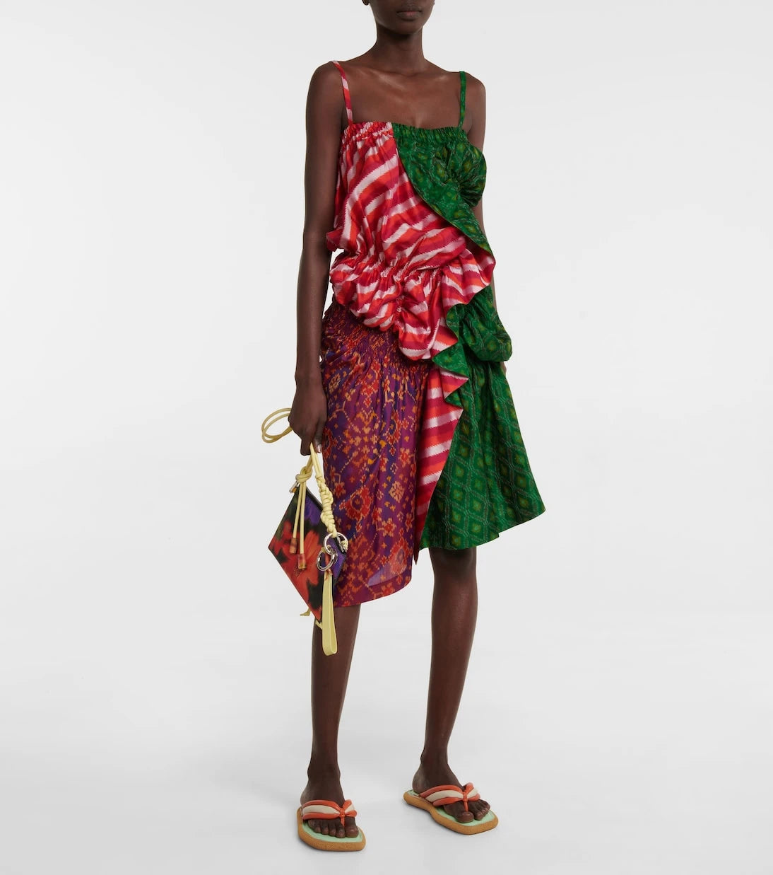 Dries Van Noten - Deri parmak arası sandaletler