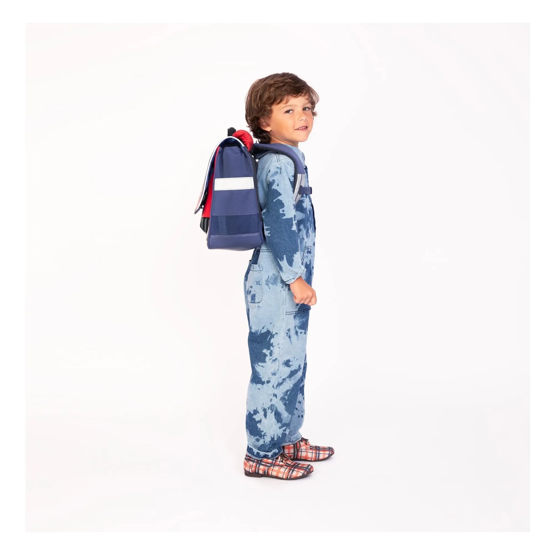 Jeune Premier - Midi satchel Porshe | Navy blue