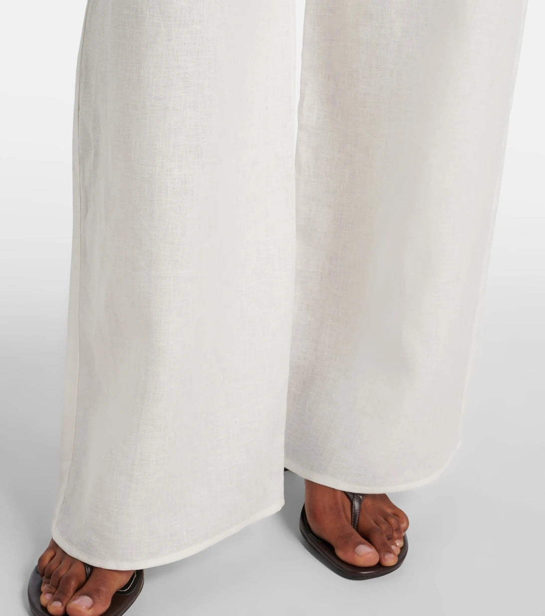Asceno - Austin linen wide-leg pants